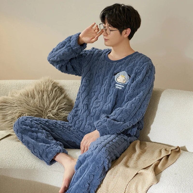 Men's winter pajamas